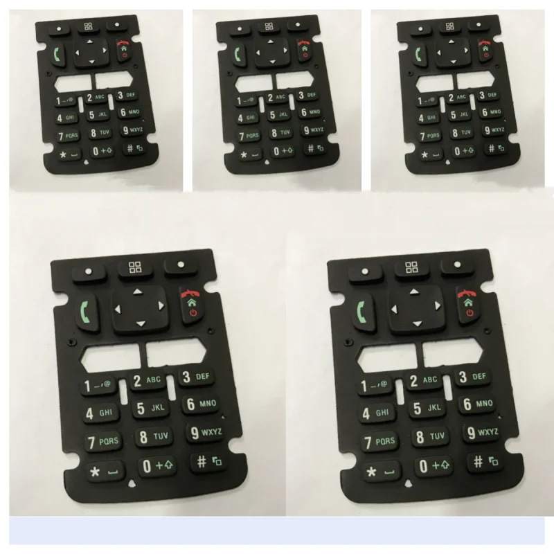 

5PCS/Lot Rubber Digital Keypad Fit for Motorola MTP3150 MTP3250 MTP3100 Portable Radio Accessories