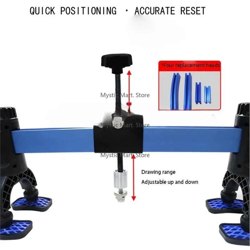 مجتذب الصفائح المعدنية للسيارات مع دعامة توتر دوران 360 درجة #2