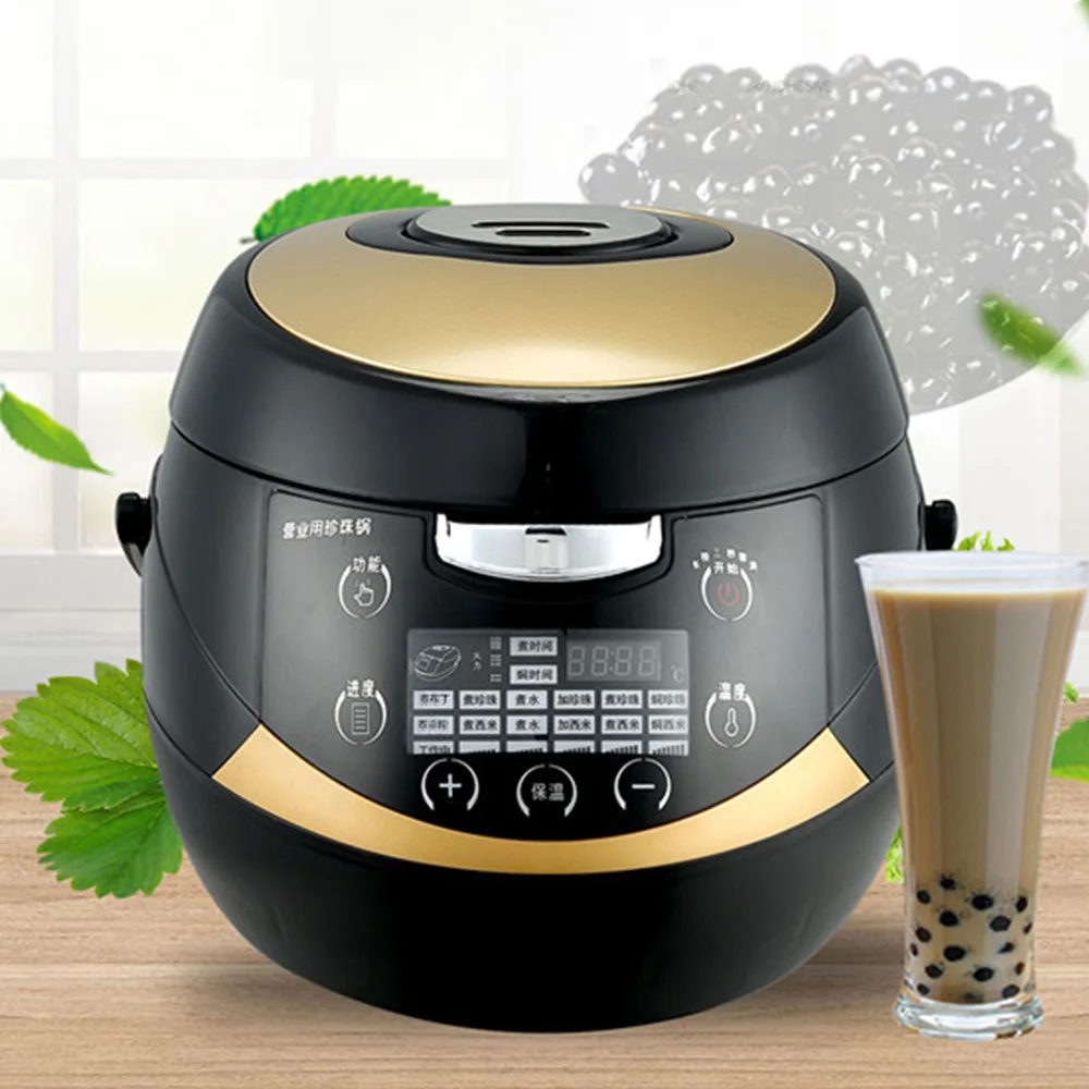 5L طباخ اللؤلؤ الذكي طباخ اللؤلؤ التجاري آلة الغليان طباخ متعدد وعاء متعدد أوتوماتيكي بالكامل
