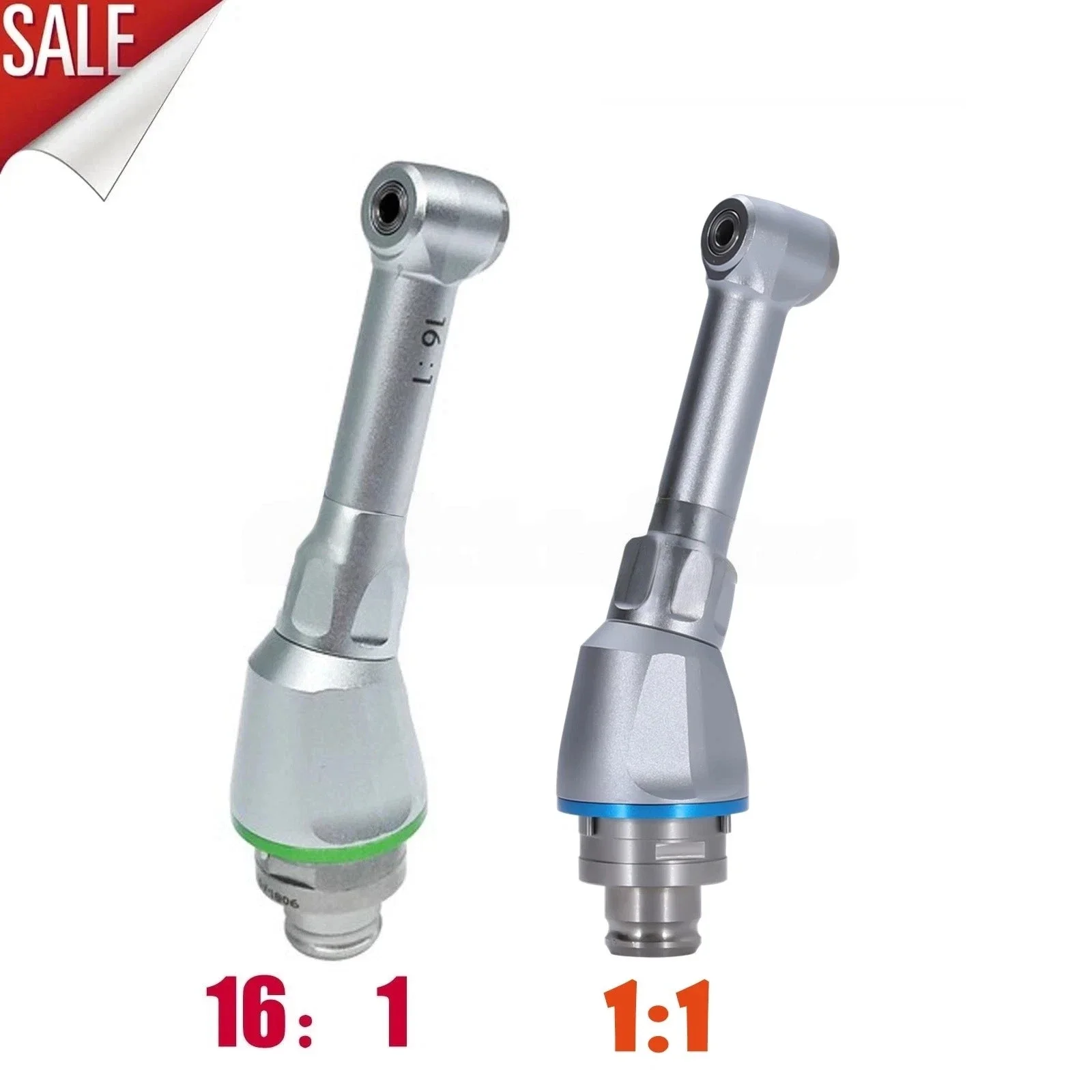 

1:1/16:1 Dental Reduction Contra Angle Handpiece Endo Motor Head Push Button Endodontic Root Canal Treatment Dentistry Tool