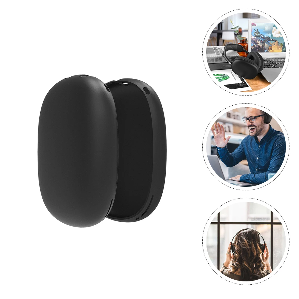 

Silicone Headphones Covers Soft Material Anti Scratch Protective Cover Earphone Case Portable Elastic Fit Well Easy Install