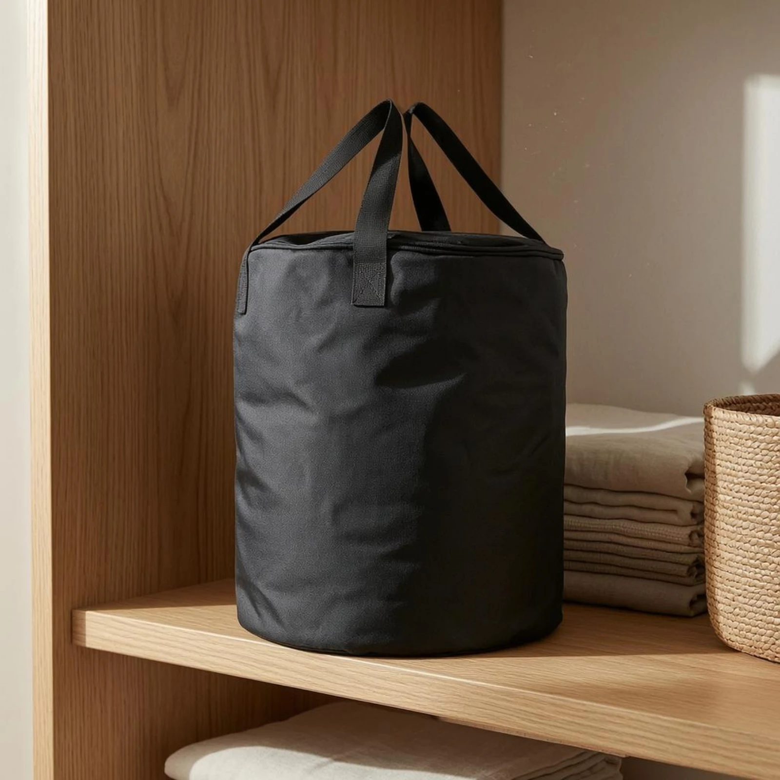 Heater Storage Bag Black Portable Heater Carry Bag Equipment Carrier Top Handle Shoulder Straps