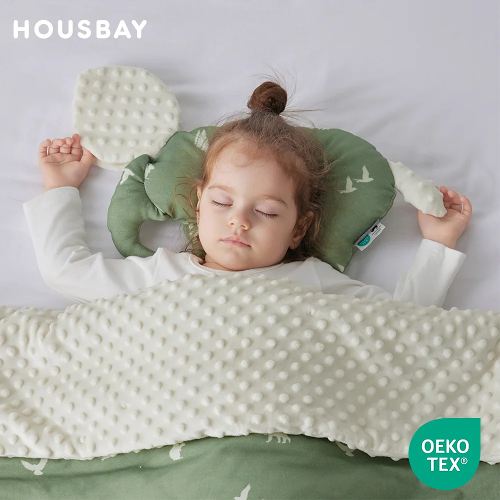 

Cute Elephant Pillow Children Room Decoration Doudou Touch Soothe Sleeping Abebe For Boys Girls Animal Printed