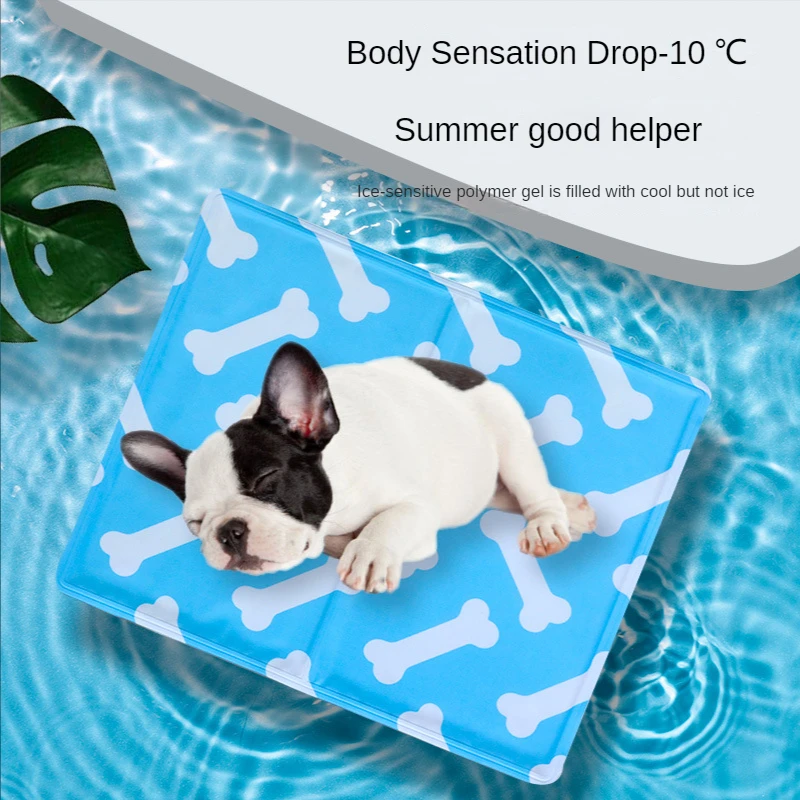 Summer pet ice Pad Dog cat pad Gel Cooling cooling Pad Size pet pad Washable summer breathable ice pad Pet supplies Dog Supplies