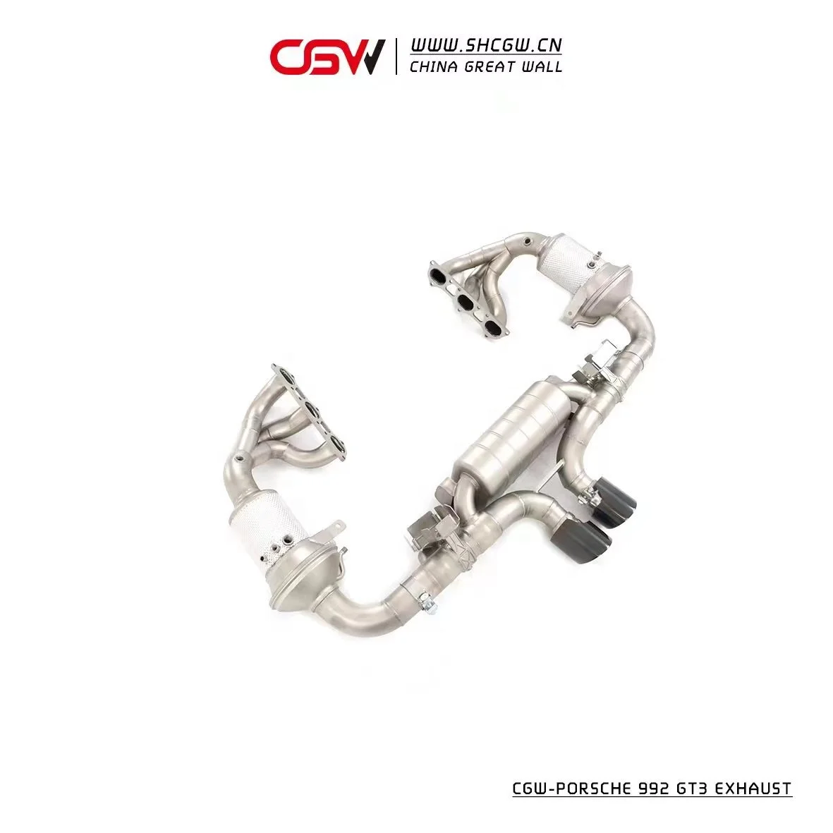 2022 Hot Sale Exhaust Manifold Downpipe Muffler for  992 GT3 2021+