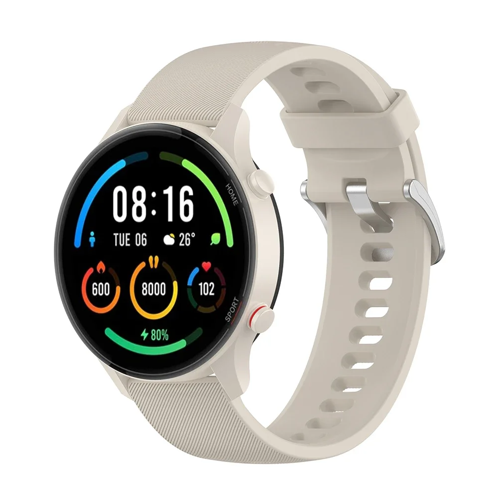 สายซิลิโคนสำหรับนาฬิกาอัจฉริยะ KW66 yamay SW022/imilab สำหรับ Xiaomi Watch Color Sport Color 2