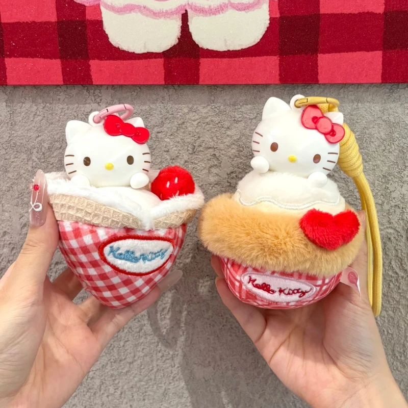 กล่องสุ่มตุ๊กตาเฮลโลคิตตี้ กลิ่นหอม ชุดน้ำชา ของสะสมธีมการ์ตูนคิตตี้ ของเล่นห้อยกระเป๋า ของขวัญเซอร์ไพรส์