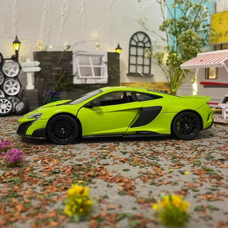 WELLY 1:36 MCLAREN 675LT Alloy Sports Car Model Diecasts Metal Toy Vehicle Car Model High Simulation Collection Childrens Gifts