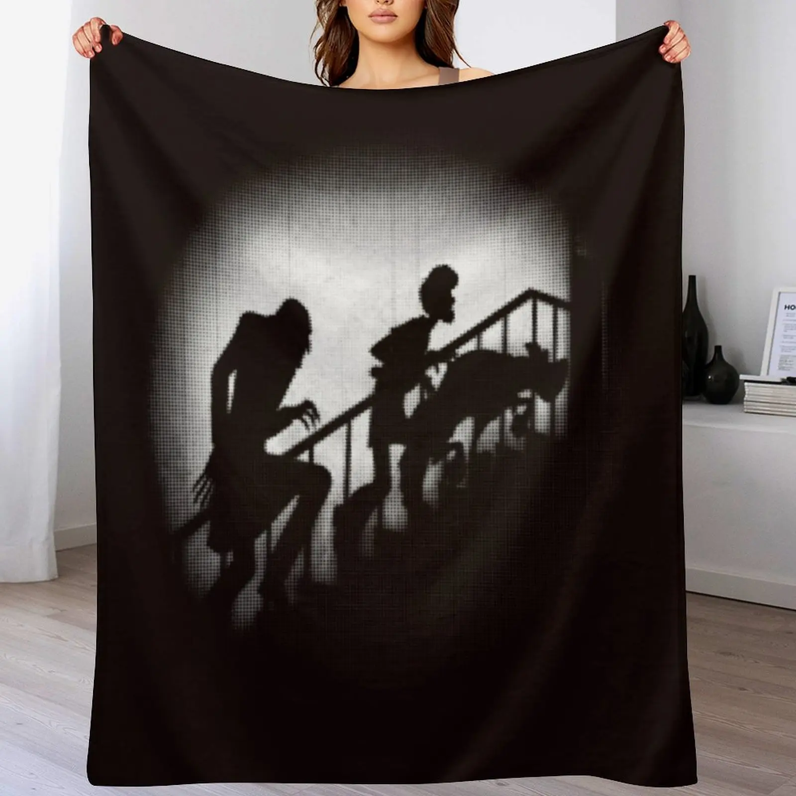 

Nosferatu The Mystery Hunter Throw Blanket Softest warm for winter Sofa Throw Flannel Fabric Blankets