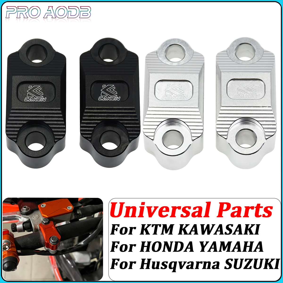 

Universal 22mm Clutch Brake Master Cylinder Handlebar Bar CNC Aluminum Clamp Cover For Motorcycle Dirt Pit Bike ATV Quad Buggy