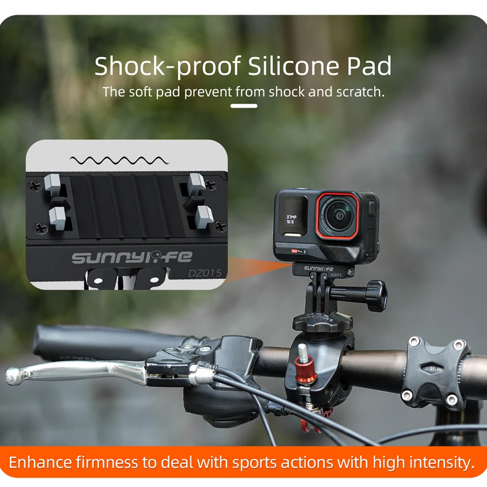 Sunnylife Magnetic Two Claw Adapter Action Camera For Insta360 X5/Ace/Ace Pro 2/Pro Magnetic Quick Release Adapter Mount Parts