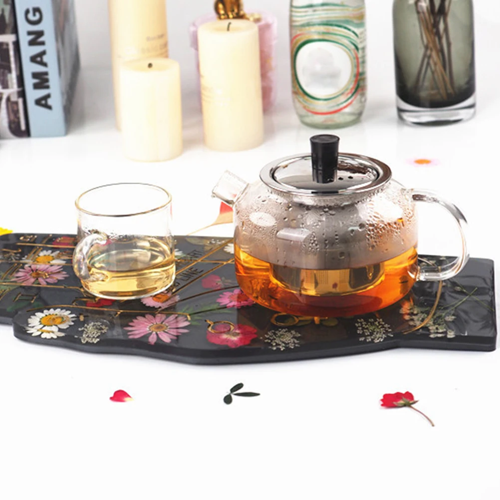 

1pc Crystal Resin Tray Molds Palm Reading Design Silicone Coaster Mold Storage Tray Tool For Diy Handmade Jewelry Crafts Home