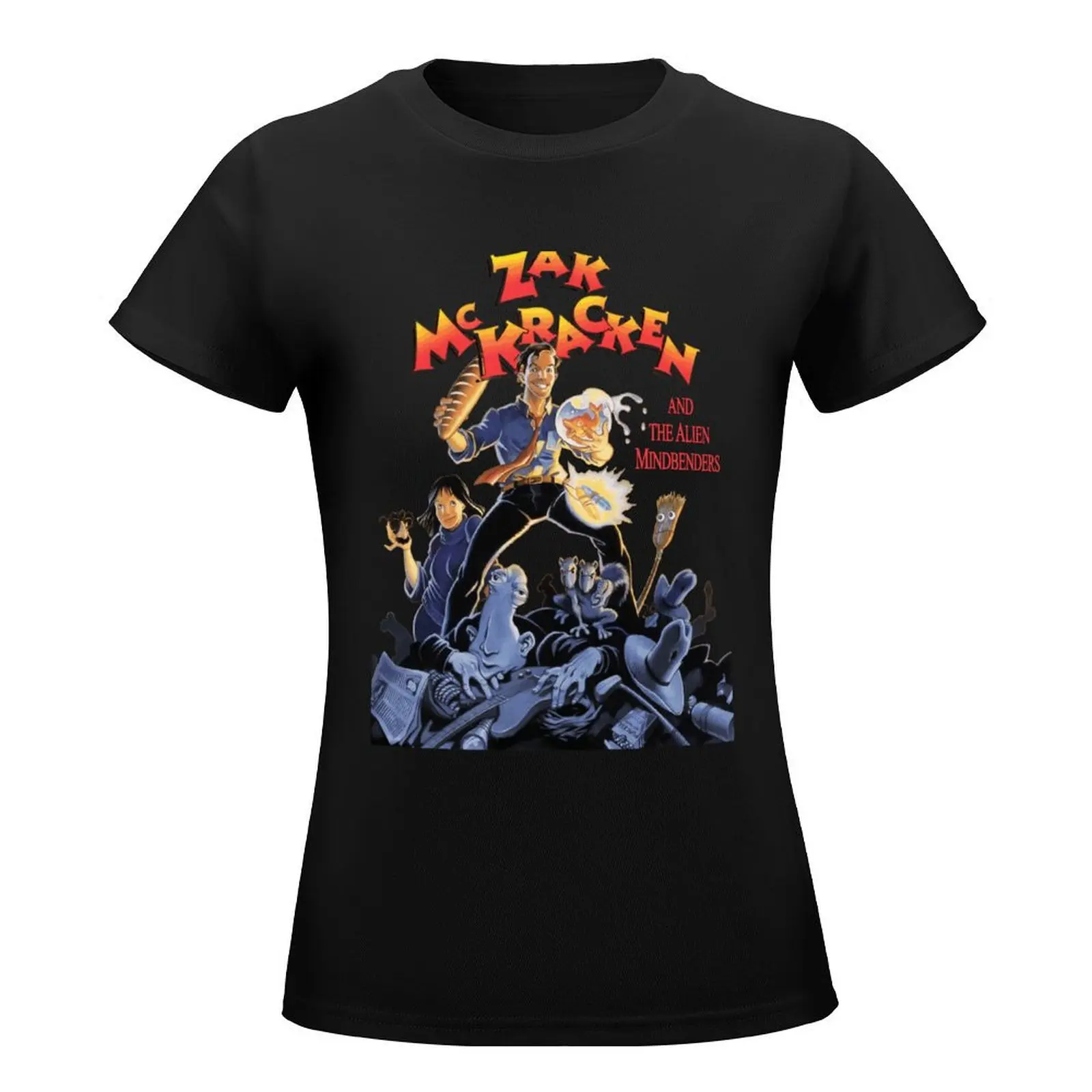 Zak McKracken and the Alien Mindbenders T-Shirt hippie clothes shirts graphic tees Women clothes