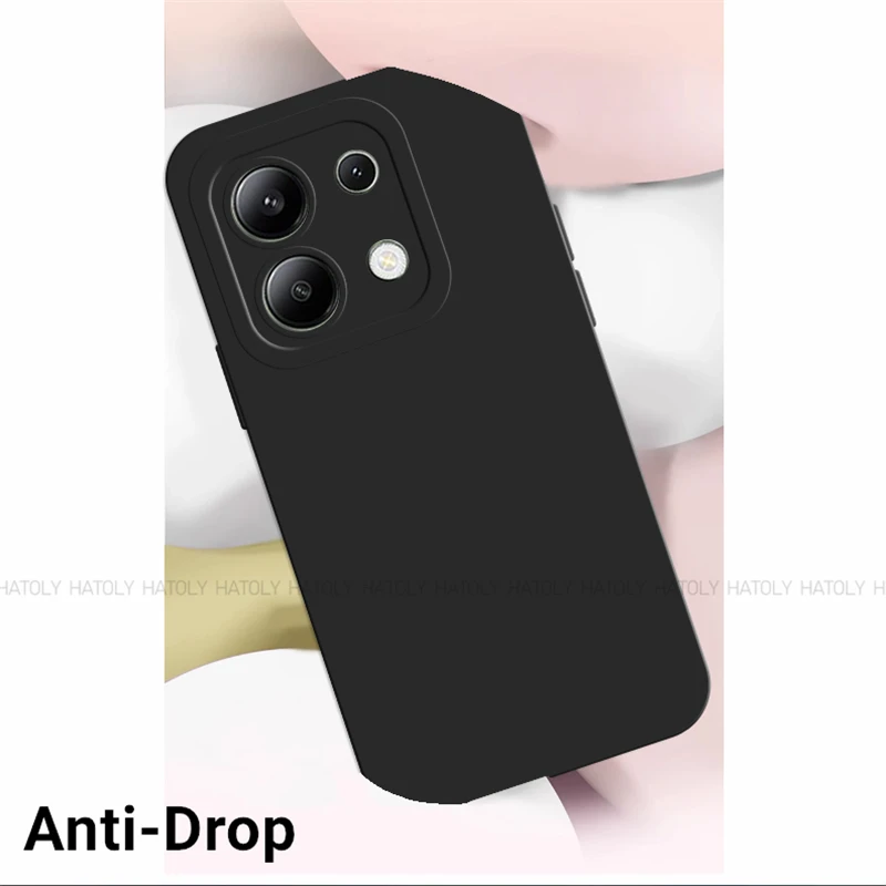 TPU Shockproof Phone Cover para Xiaomi, Camera Lens Protection, Caso De Luxo Original para Redmi Note 13 4G