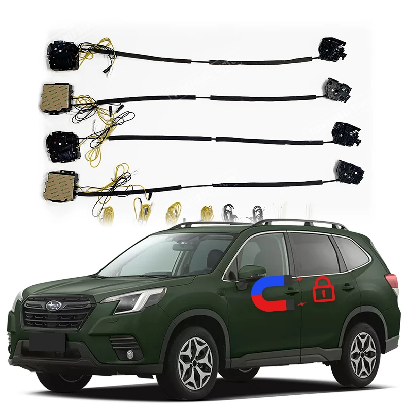 For Subaru Forester electric suction door original car mechanical lock modified automatic auto parts intelligent tool soft close