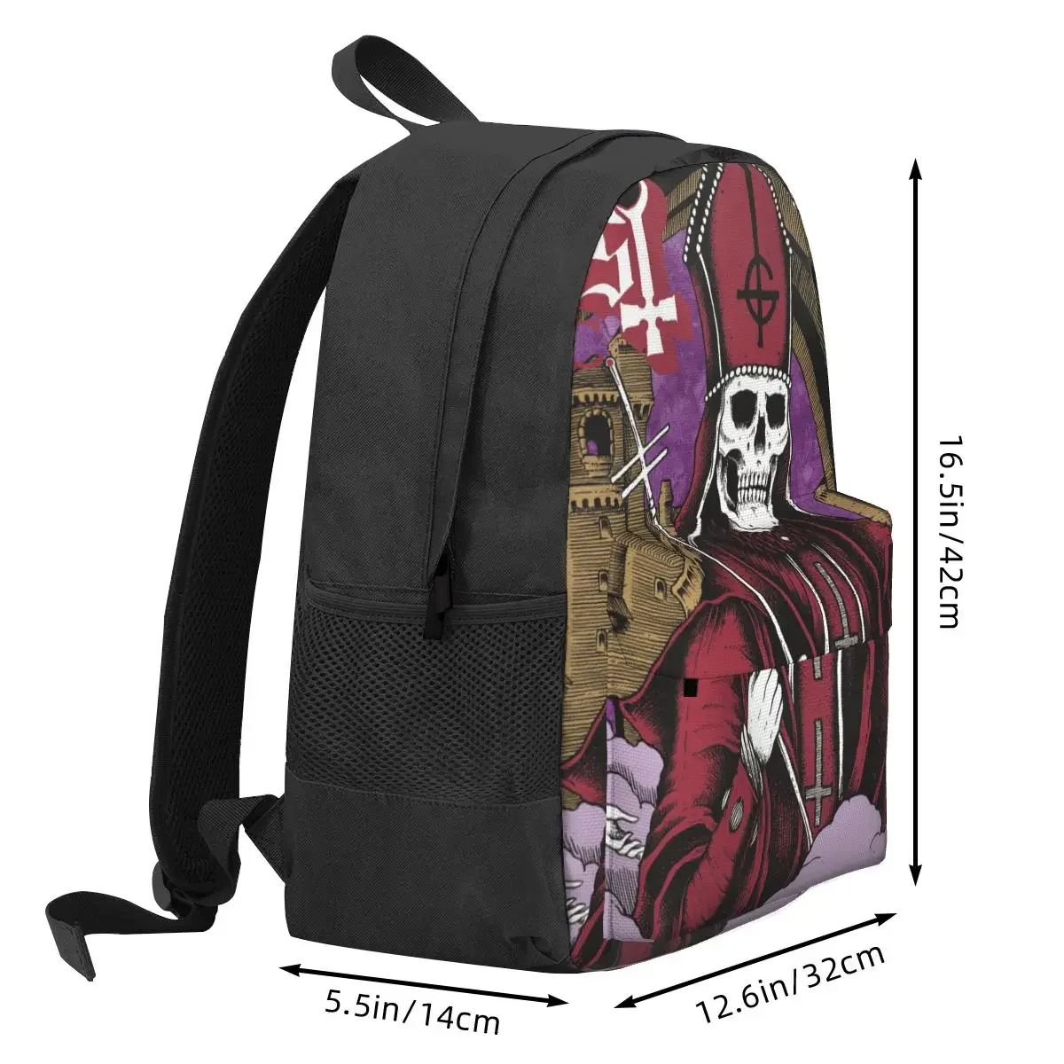 Rock Band Ghost BC mochilas para niños y niñas, mochilas escolares de dibujos animados, mochila para computadora portátil, bolsa de hombro