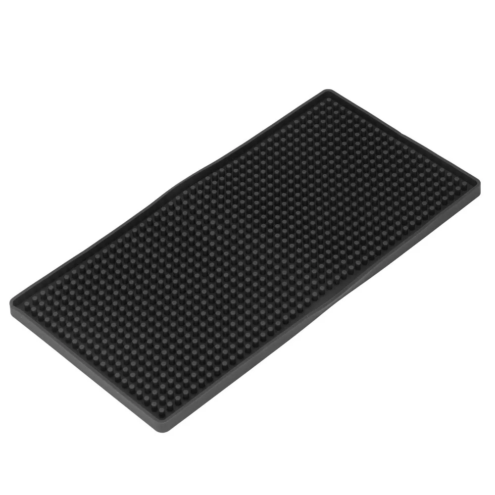 Premium Food Grade Silicone Bar Mat Heat Resistant Non-slip Bar Drink Mat Odorless Soft Flexible Tamping Mat Countertop Use