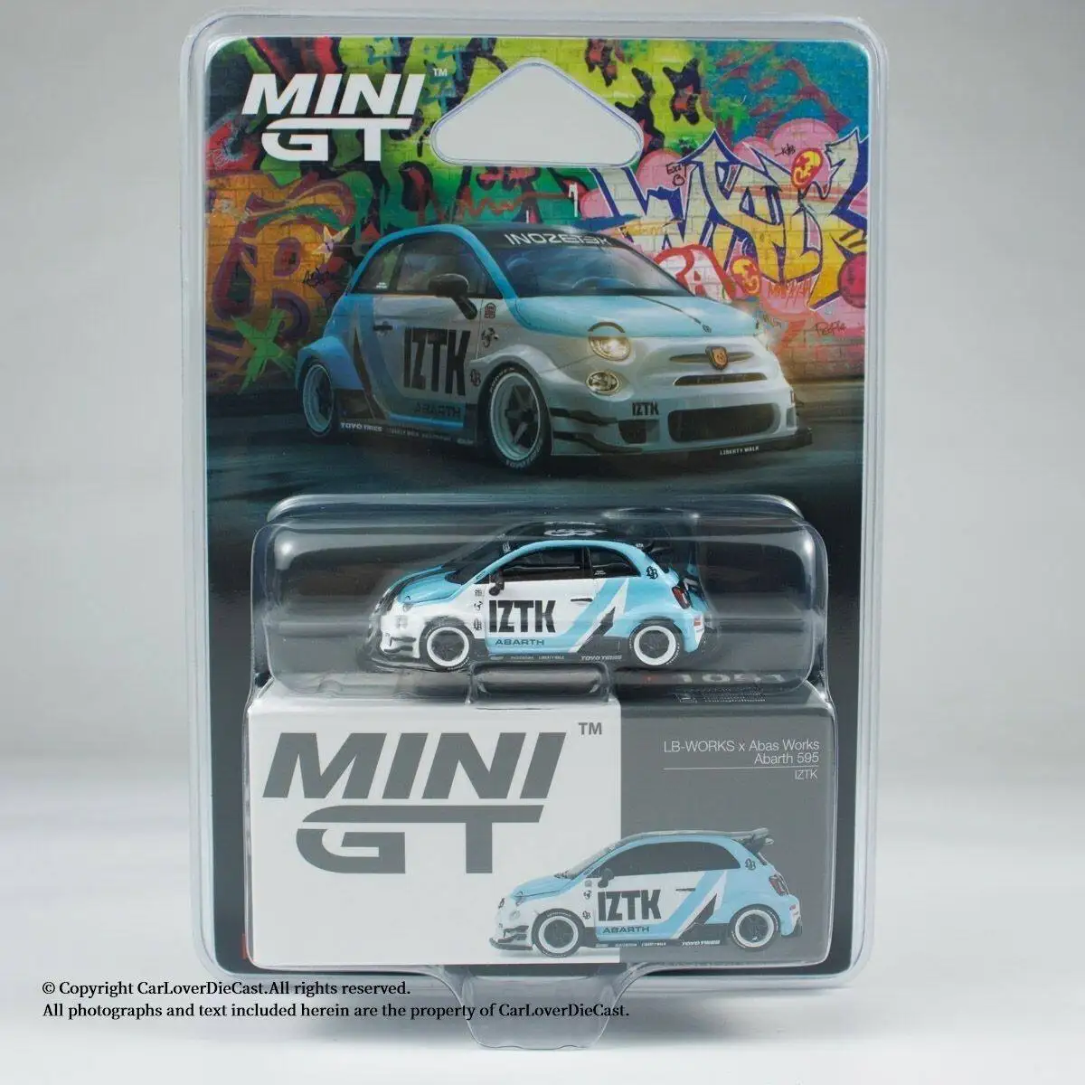 

Diecast MINIGT 1:64 Scale #1051 Abarth 595 Alloy Car Model
