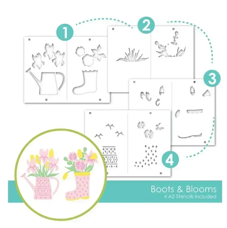 Stencil Scrapbook Diary Decoration Stencil Embossing Template DIY Greeting Card Handmade Love