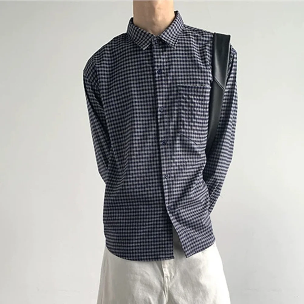 

Casual Lapel Shirts For Men Casual Casual Shirt 2XL Long Sleeve Shirt Daily Wear Lapel Neckline Holiday Fashion