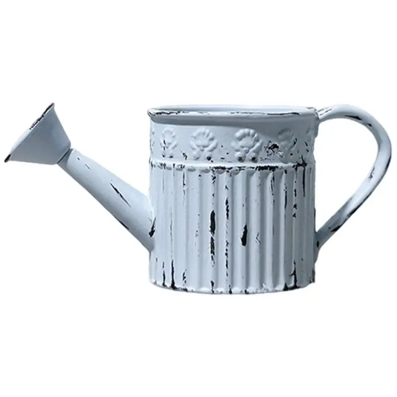 Miniature Watering Pot Alloy Watering Can Decoration Realistic Landscape Decor Toy House Desktop Ornament for Home Decoration