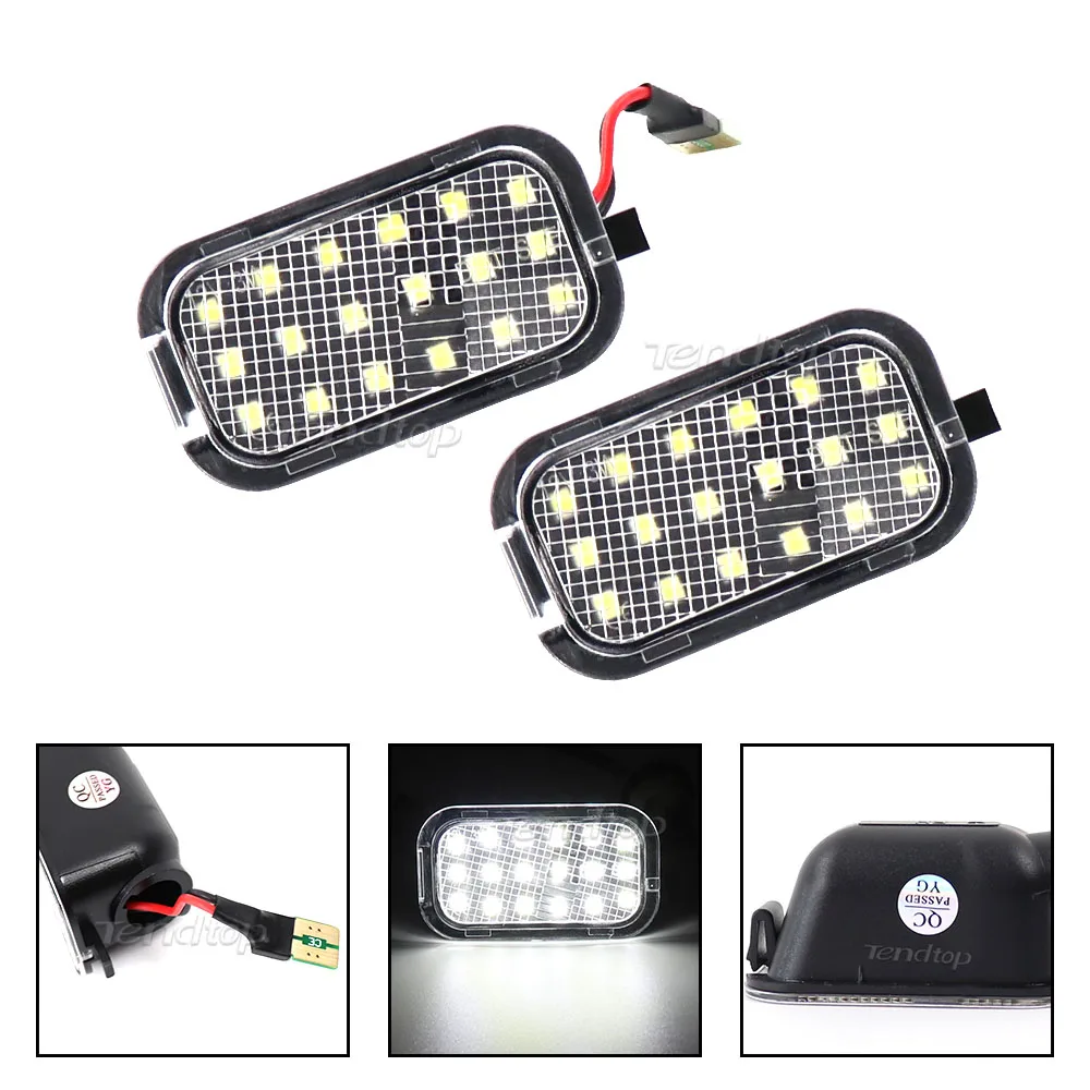 LED  Under Mirror Welcome Lamp Under Mirror Puddle Lights For Cadillac Escalade Avalanche Silverado Suburban Tahoe GMC Yukon