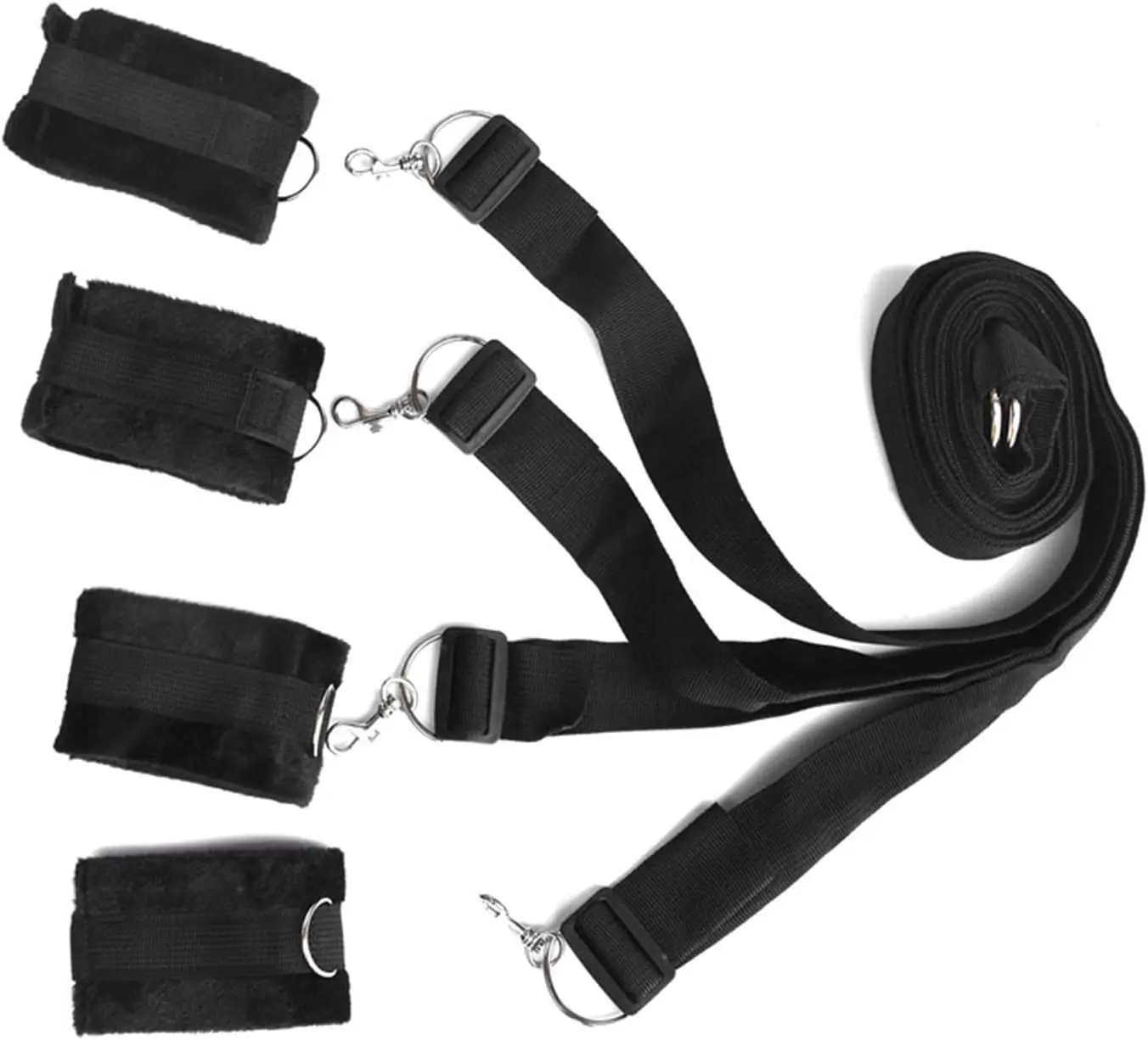 

Bed Bondage Restraints,Bed Restraints Kits, Bed Restraints, Sex Bondage Bedroom BDSM Toy with Hand Cuffs Ankle Cuff for Couple