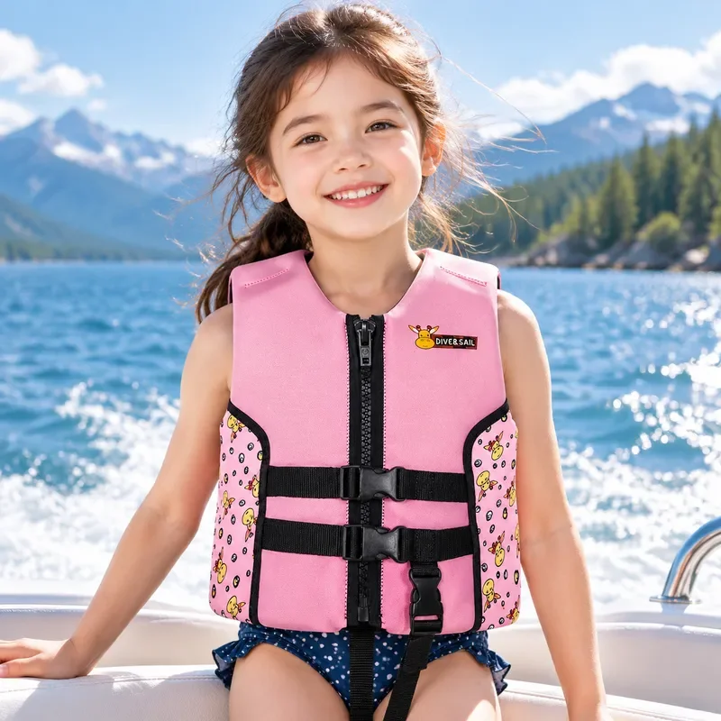 for Children Life Jackets Boys Girls Life Saving Vests Learn to Swim Snorkeling Buoyancy Clothing Vest Manufacturer Wholesale