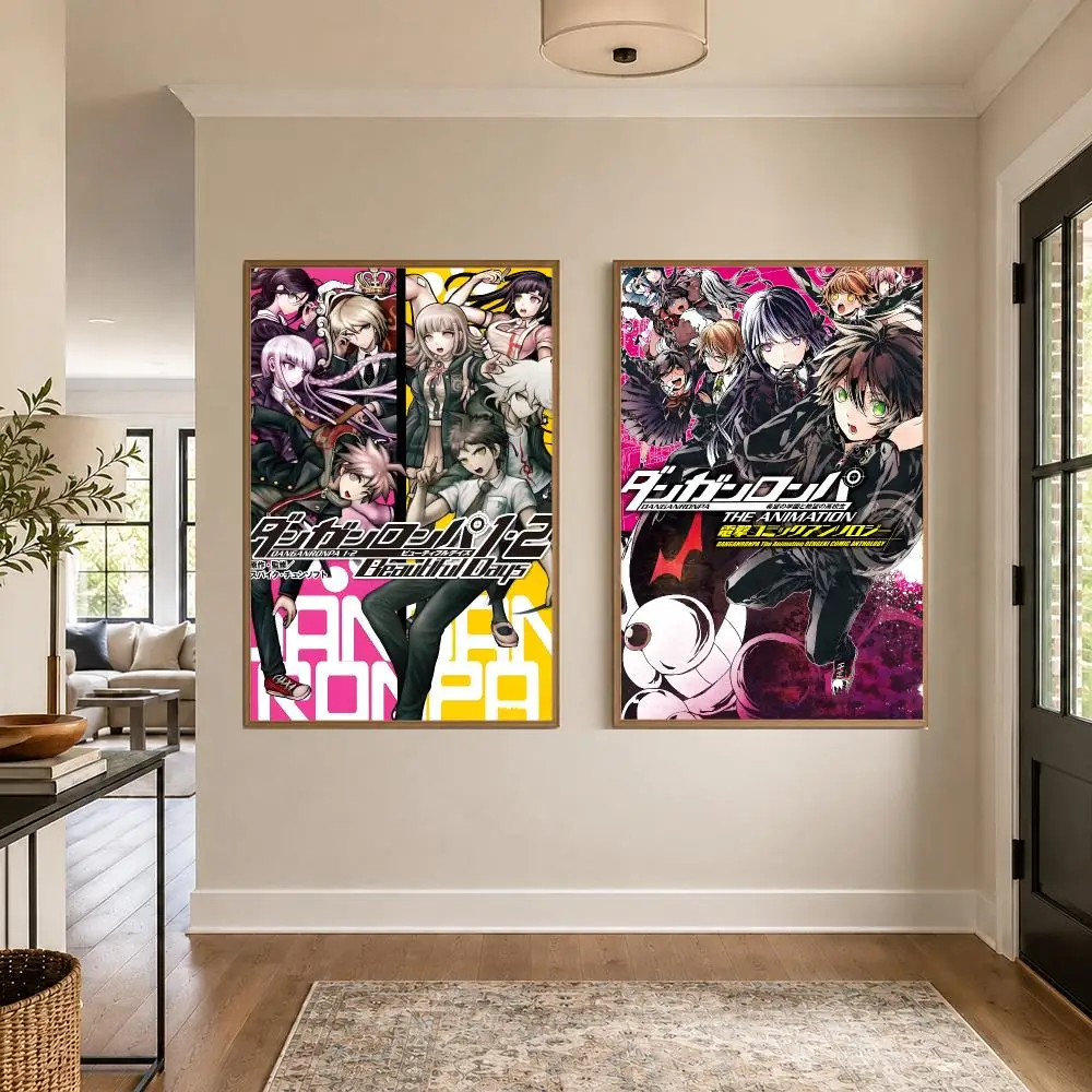 Game Danganronpa Poster Graphic Wall Art Poster HD Waterproof PP Paper Print for Bedroom Living Room Office Decor Gift