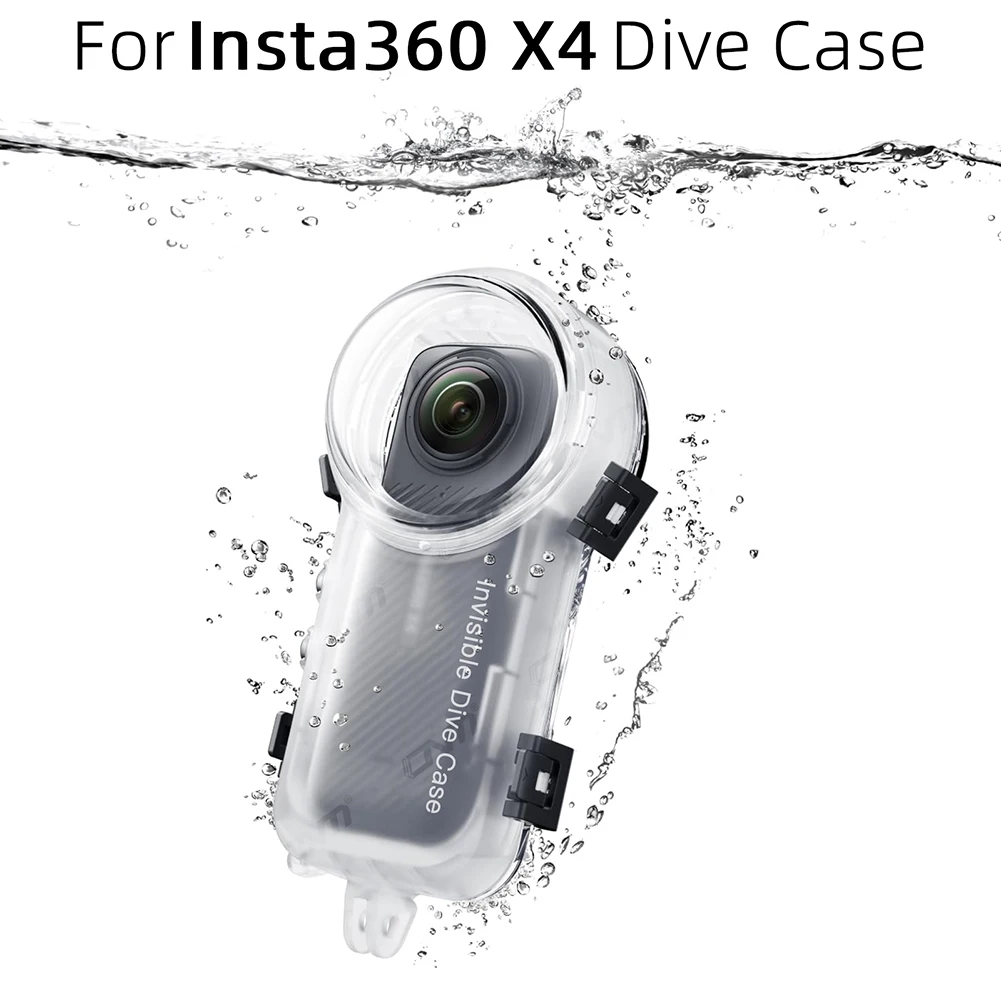 

Invisible Dive Case for Insta360 X4 Underwater 50M Protective Diving Box Shell Waterproof Case Housing Cover Camera Accessories