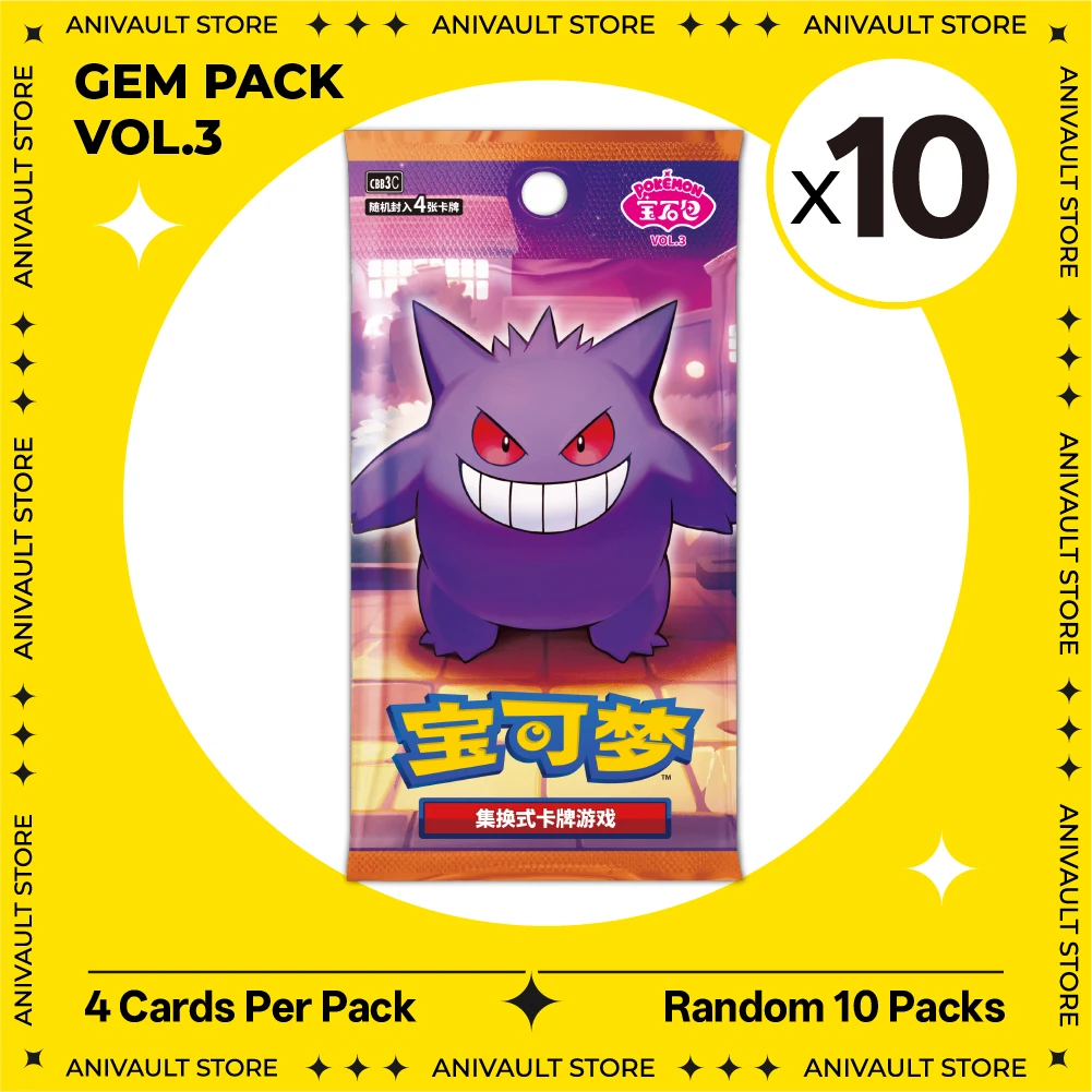 100% Origineel op voorraad Pokémon PTCG Scarlet & Violet Booster Box Gem Pack Vol.1 Vol.2 Vol.3 Vol.4 Vol.5 Collectie Kindercadeaus