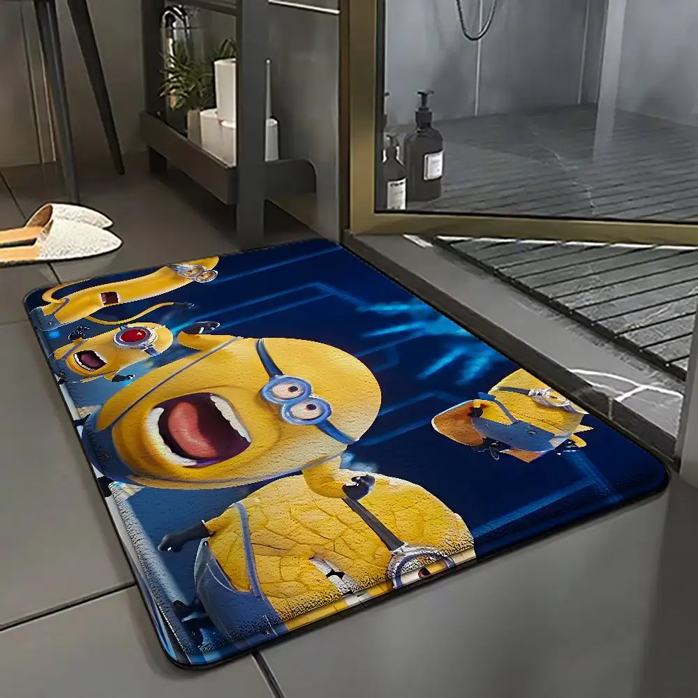 M-minion CUTE Movie Entry Door Floor Mat Festive Decorations Carpet Bathroom Anti-slip Mat Entrance Doormat