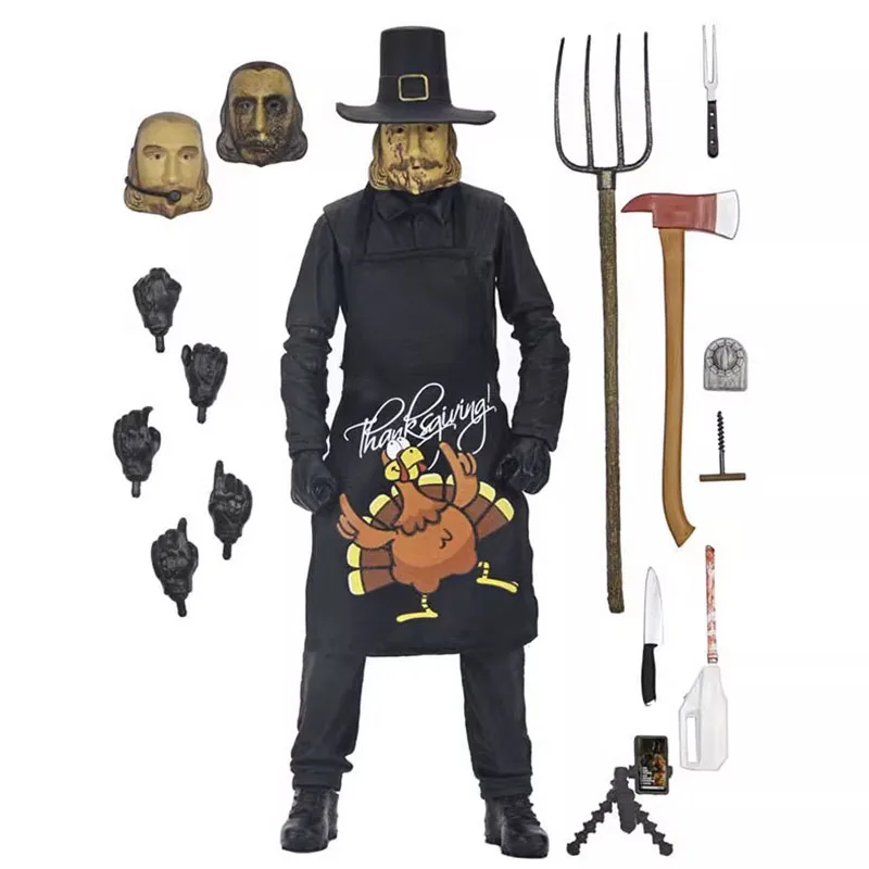 

Фигурка Джона Карвер на День Благодарения NECA 45988, фигурки не остатков, аниме, 7-дюймовая подвижная модель, игрушки, оригинал