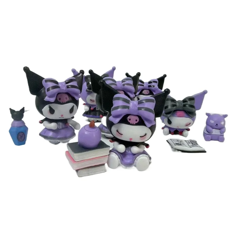 

Cute Kuromi Lucky Series Blind Box Random Sealed Anime Figure Kawaii Desktop Ornament Collectible Toy Gift for Girls & Women