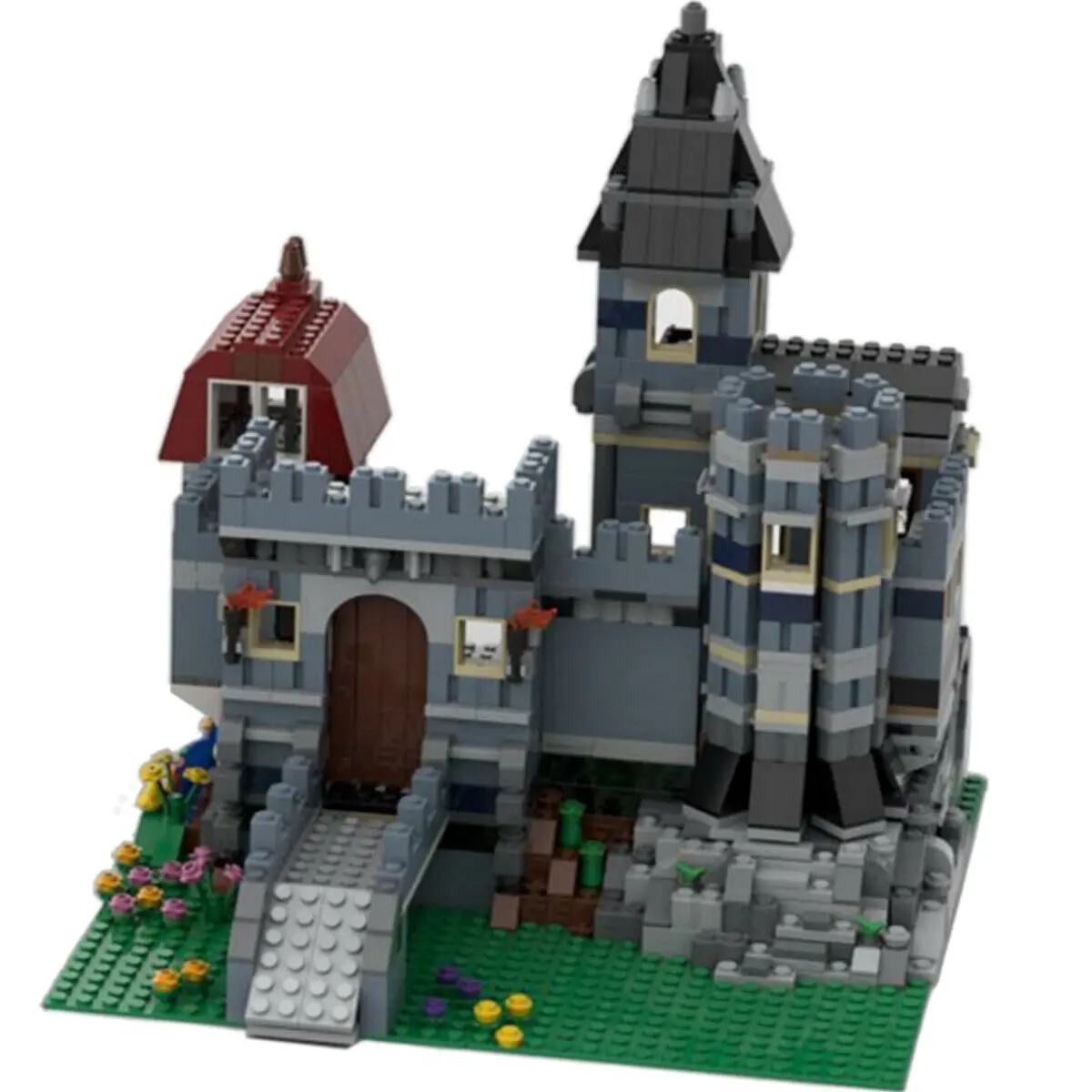 

Alternate Build of Set 10218: Blue Castle Model 1184 Pieces MOC Build