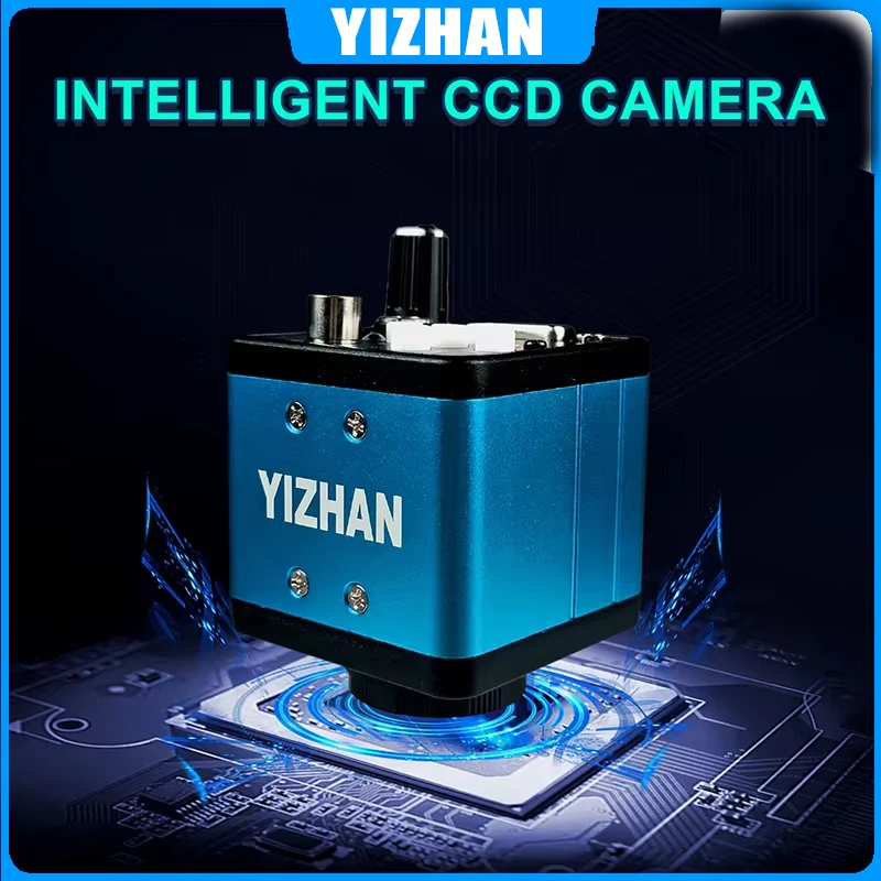 

YIZHAN Industrial Digital 13MP 1080P VGA Camera Microscope Camera + 130X Or180X Adjustable Zoom C Mount Lens LED Ring Light