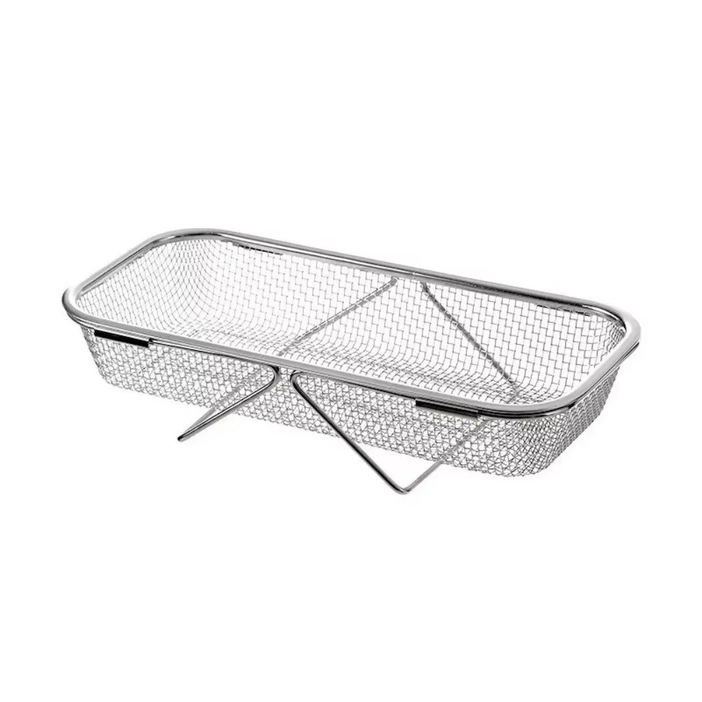Retractable Kitchen Draining Rack Stainless Steel S/M/L Sink Drain Basket Vegetable Tableware Holder Tableware Drying