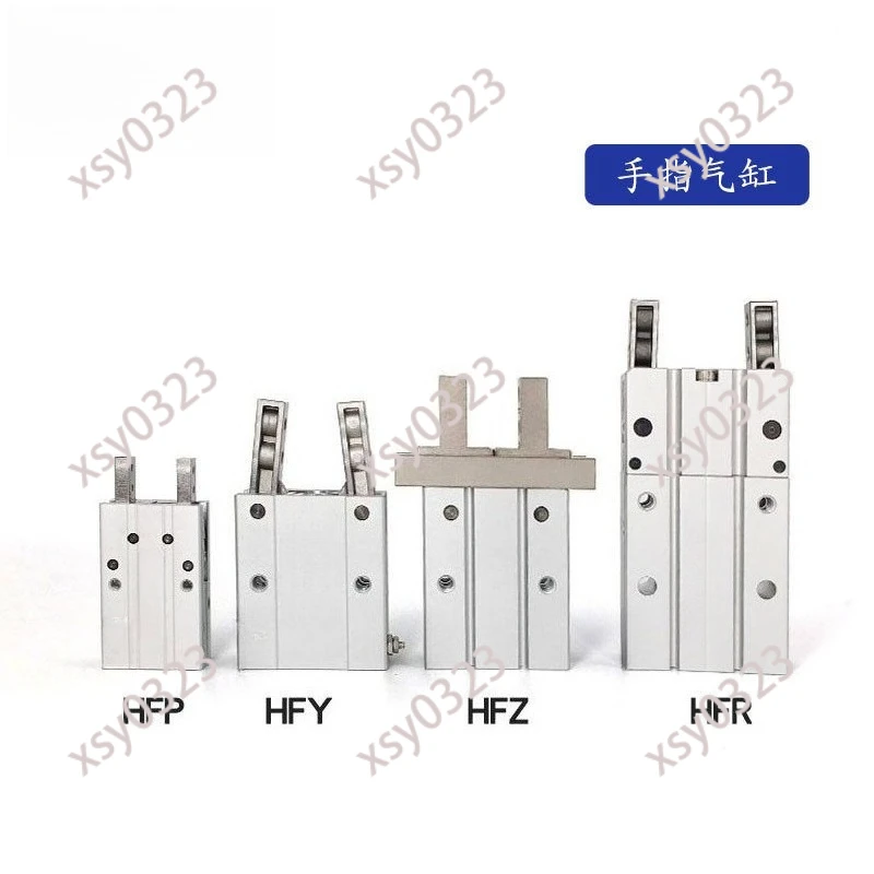 

Pneumatic Finger Cylinder HFP HFR HFZ HFK HFY Series 6-40mm Bore Air Gripper Cylinder