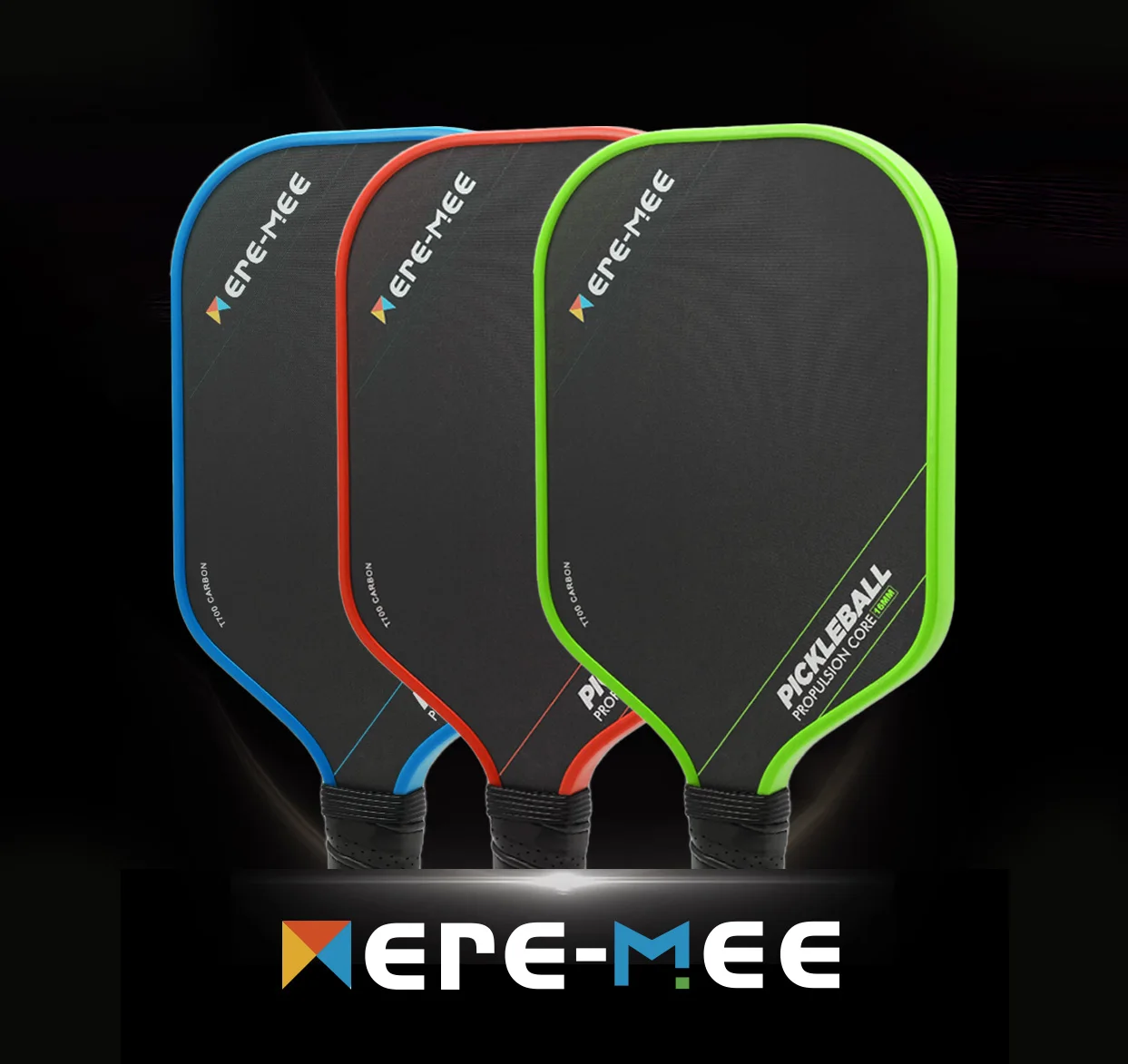 

Ракетки для пиклбола Mere-Mee 3S Aegis Series, карбоновое волокно T700, сотовый сердечник 16 мм, стандартная форма.
