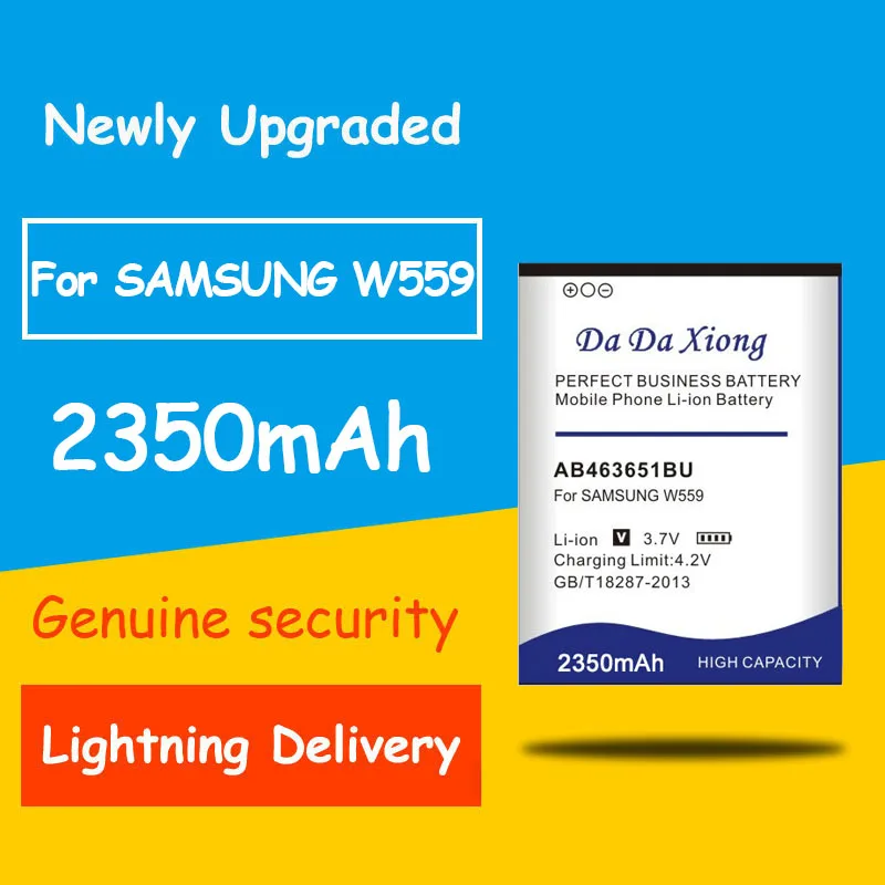 

2450mAh AB463651BU AB463651BE Battery For Samsung W559 S7070 S5608 S3370 L700 L708E S5620I S5628 C3222 F400 M7500 M7600 J808