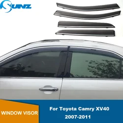 Rain Shield For Toyota Camry XV40 2007 2008 2009 2010 2011 Window Visors Rain Guard Windows Rain Cover Deflector Awning Shield