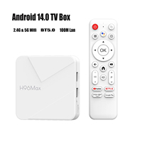 H96 MAX Android 14.0 TV Box RK3518 4K 2.4G 5G Wifi6 BT 8GB 16GB 100M Lan 3D