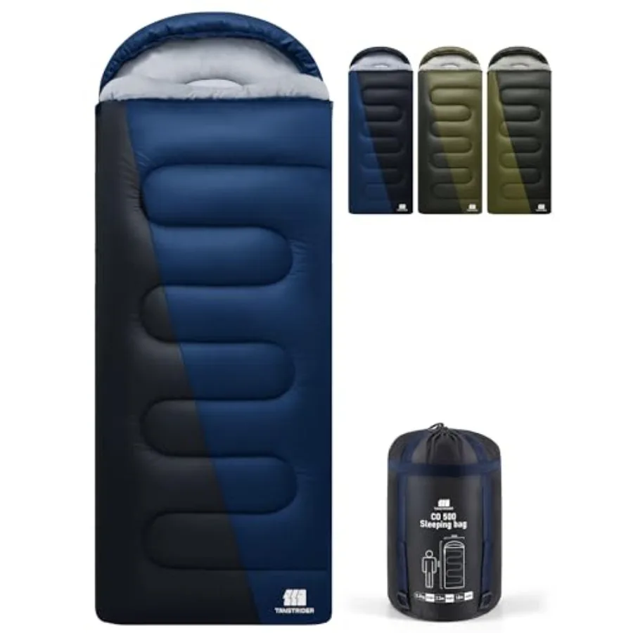 

XXL Winter Sleeping Bags for Adults Cold WeatherCamping Sleeping Bag for with Compression Sack 4 Season Camping Essentials Gear