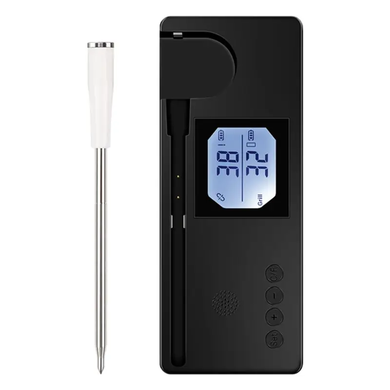 Wireless Meat Thermometer Smart Digital Bluetooth Barbecue Thermometer APP Mobile Control Food Temperature Tester