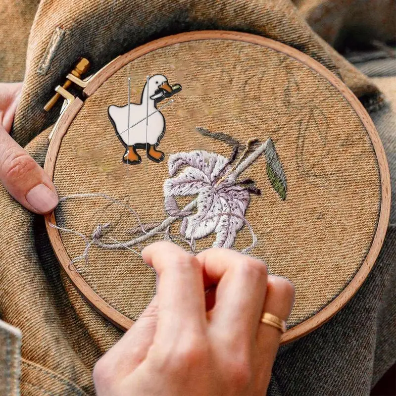 Cross Stitch Minder Cute Goose Magnet Needle Keeper Magnetic Needle Holder Embroidery Accessories For Stitcher Needleminder