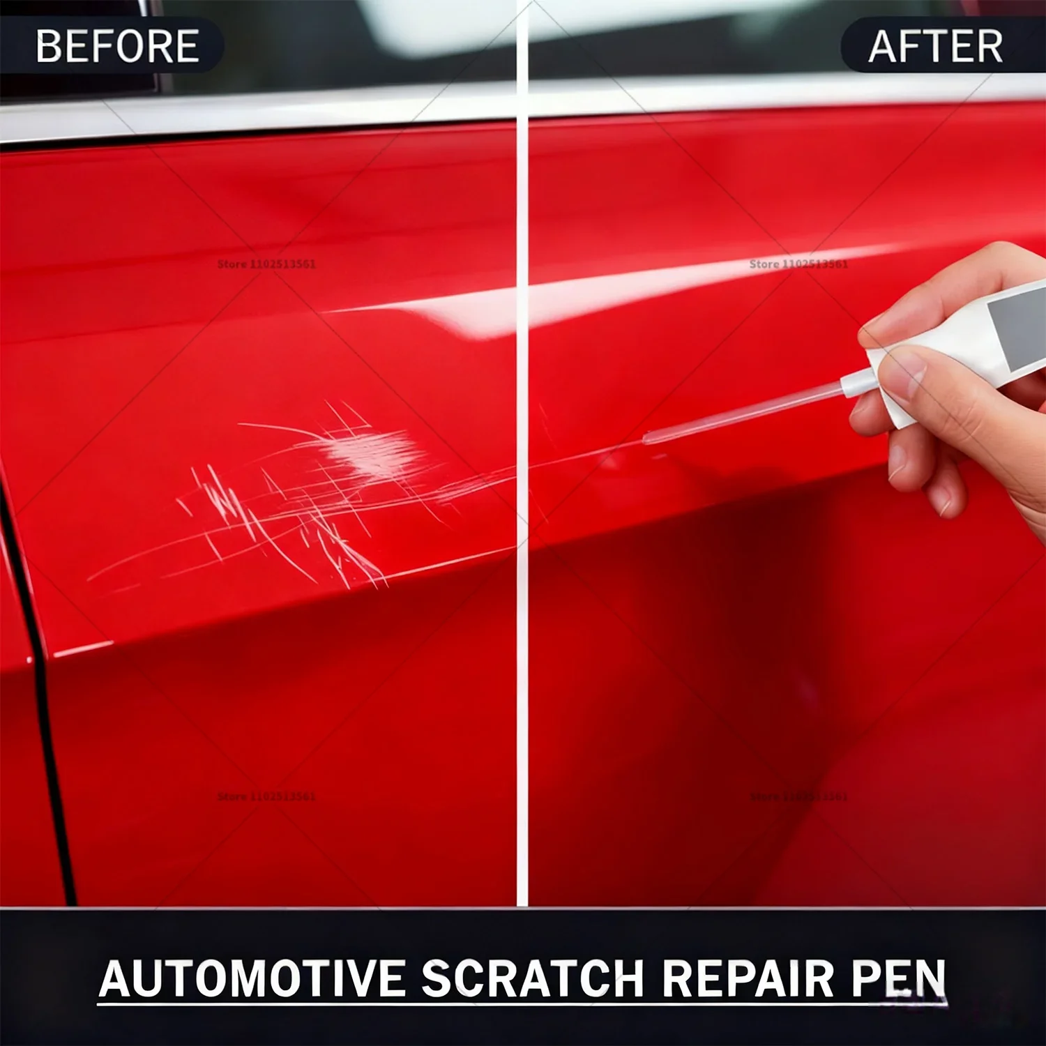 قلم إصلاح طلاء السيارات لـ BYD Seal 05 Touch Up Scratch Remover DIY ملحقات السيارات بلاك تايم رمادي سنو وايت اتلانتس رمادي #3