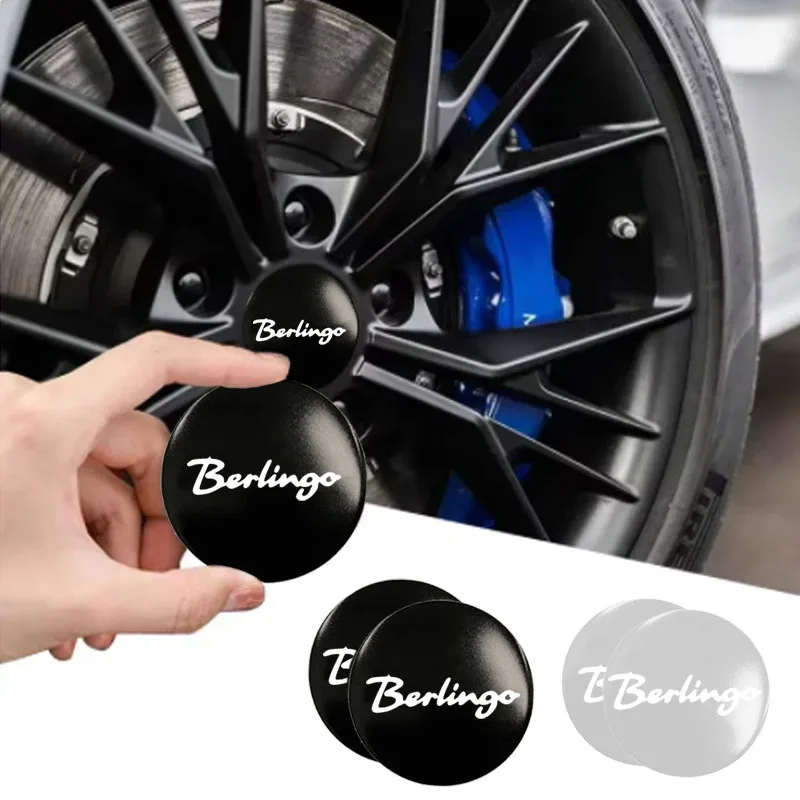 Car Wheel Center Hub Cap Sticker Car Badge Emblem sticker Decal For Citroen Berlingo Auto car Accessories Sticky resistance