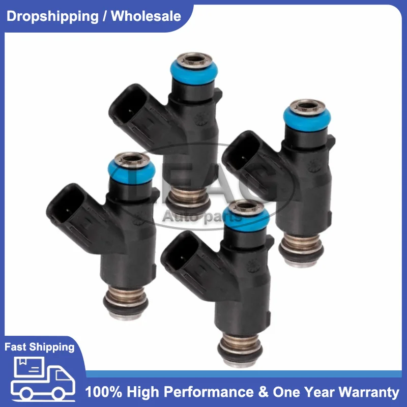 

4PCS Fuel Injector Nozzle 25359853 For Chevrolet 2000-2016 For BYD F3 4-Strokes Auto Parts