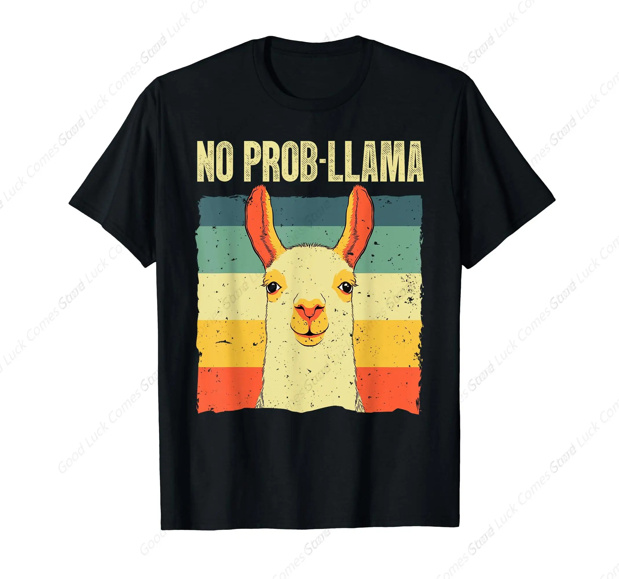 Llama SUP T-Shirt 100% Cotton T-shirts Oversized Washed Top Tee Unisex Summer