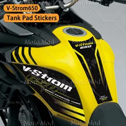 For Suzuki Vstrom 650 dl650 DL V-STROM 650XT Motorcycle Tank Pad Sticker Fuel Gas Cover Protection Accessories Decal